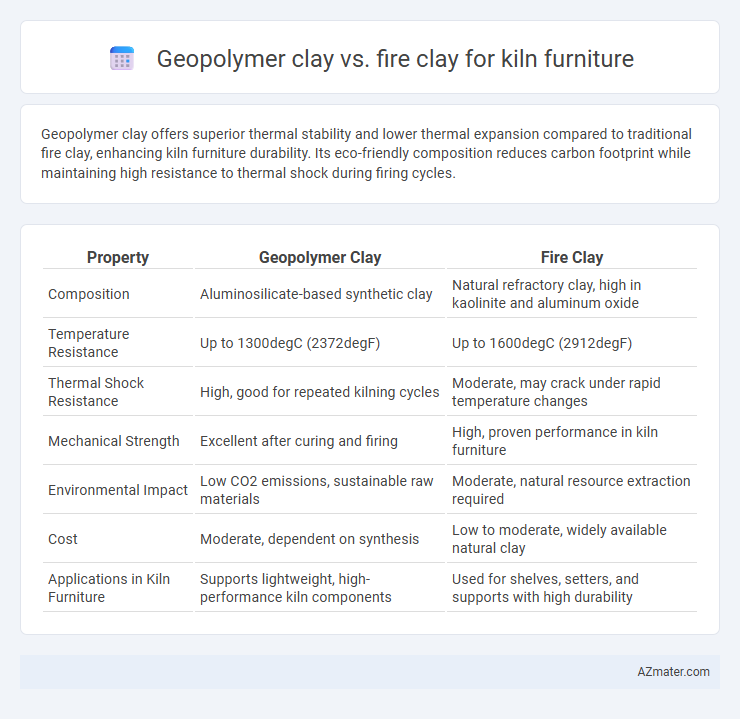 Geopolymer clay vs. fire clay for kiln furniture - What is The Difference?