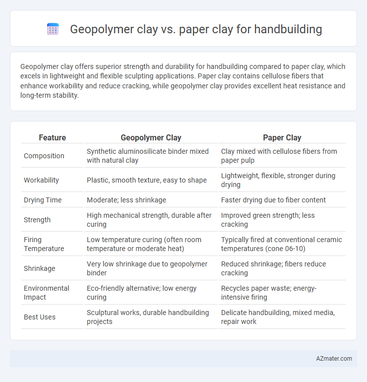 Geopolymer clay vs. paper clay for handbuilding - What is The Difference?