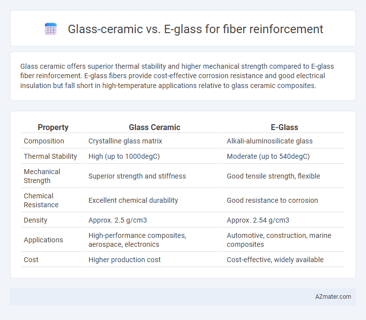 Glass-ceramic vs. E-glass for fiber reinforcement - What is The Difference?