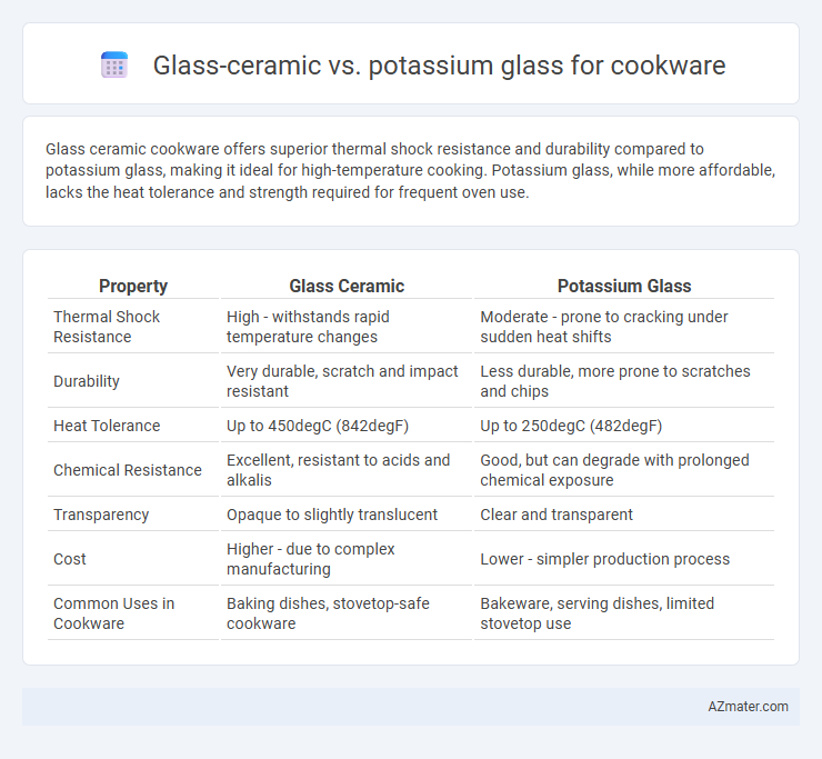 Glass-ceramic vs. potassium glass for cookware - What is The Difference?