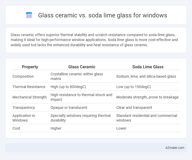 Glass ceramic vs. soda lime glass for windows - What is The Difference?