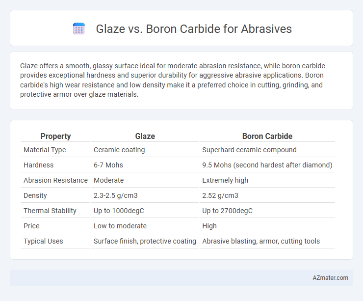 Glaze vs. Boron Carbide for Abrasives - What is The Difference?