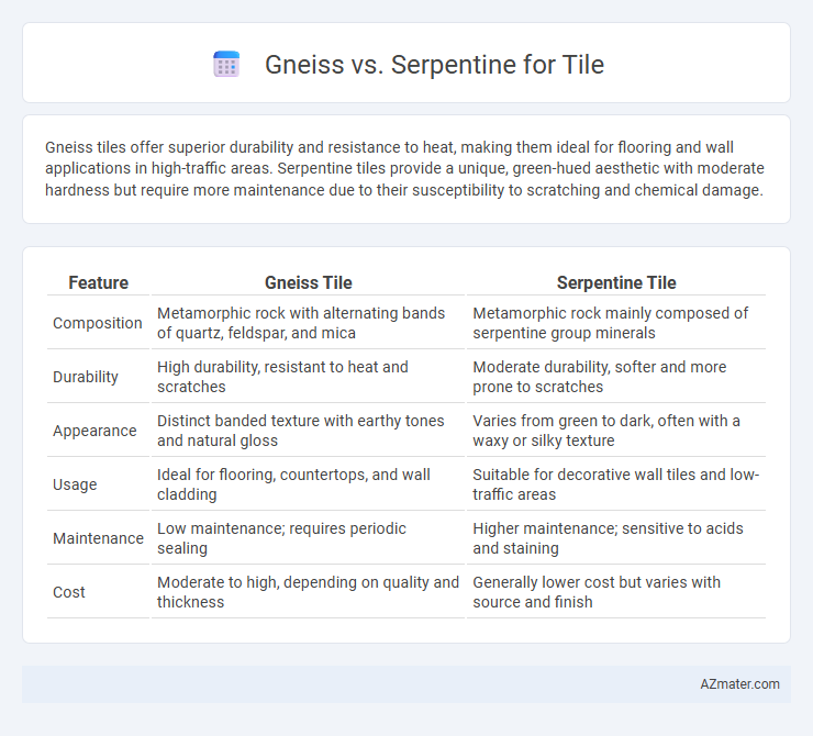 Gneiss vs. Serpentine for Tile - What is The Difference?