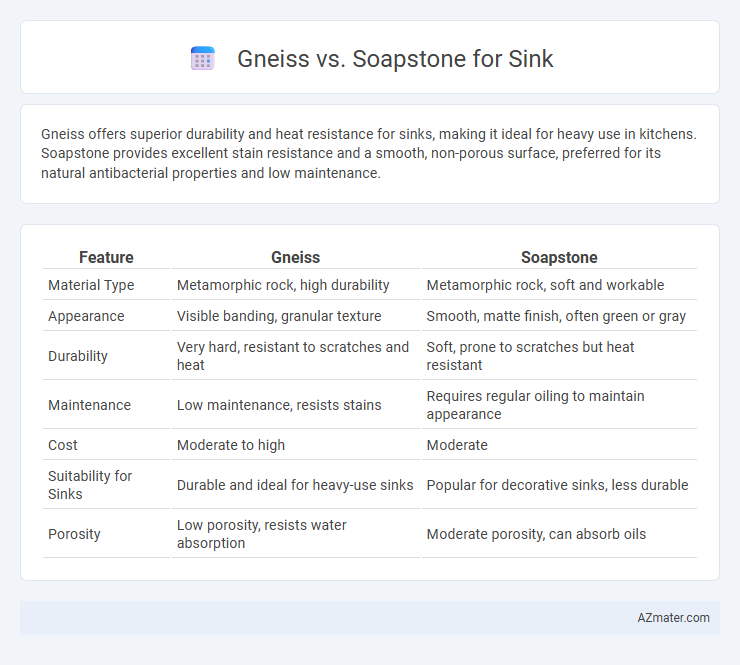 Gneiss vs. Soapstone for Sink - What is The Difference?
