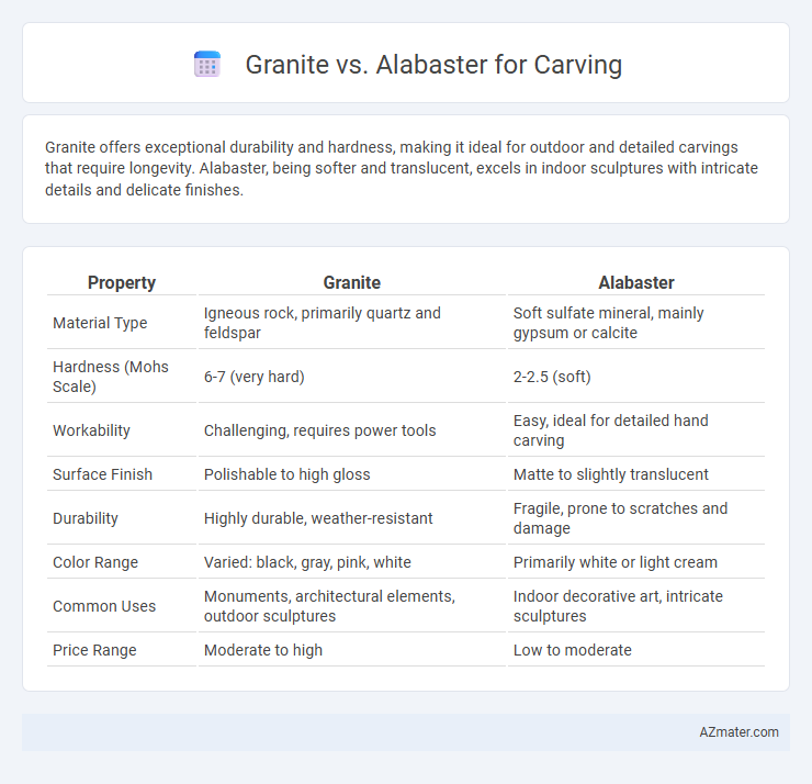 Granite vs. Alabaster for Carving - What is The Difference?