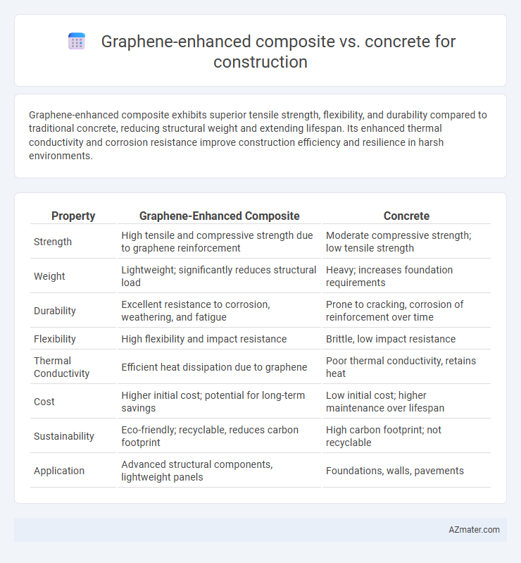Graphene-enhanced composite vs. concrete for construction - What is The Difference?