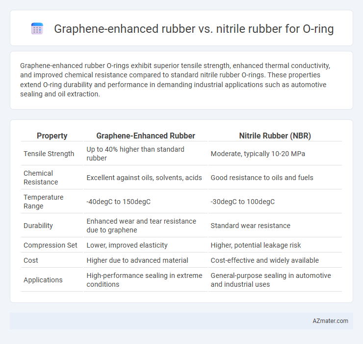 Graphene-enhanced rubber vs. nitrile rubber for O-ring - What is The Difference?