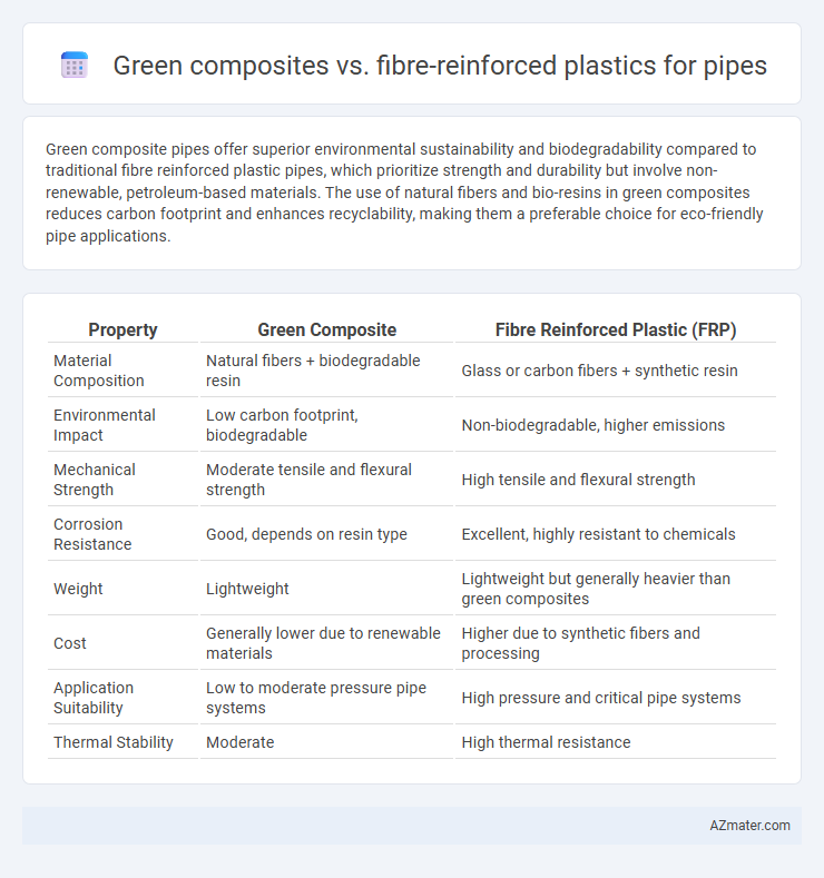 Green composites vs. fibre-reinforced plastics for pipes - What is The Difference?