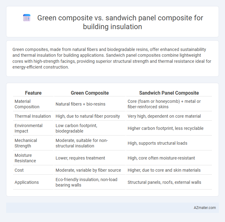 Green composite vs. sandwich panel composite for building insulation - What is The Difference?