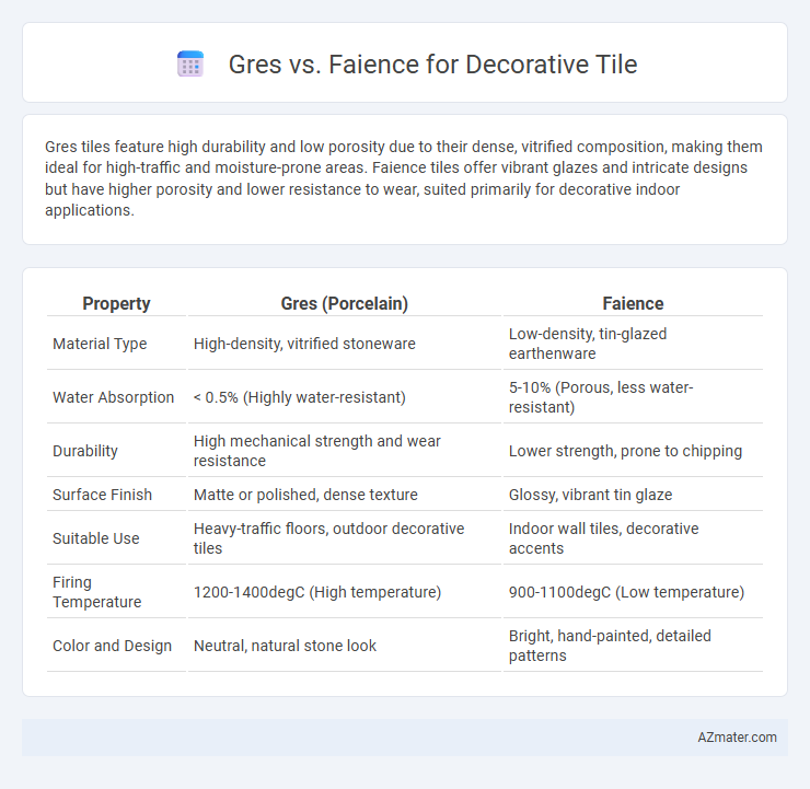 Gres vs. Faience for Decorative Tile - What is The Difference?