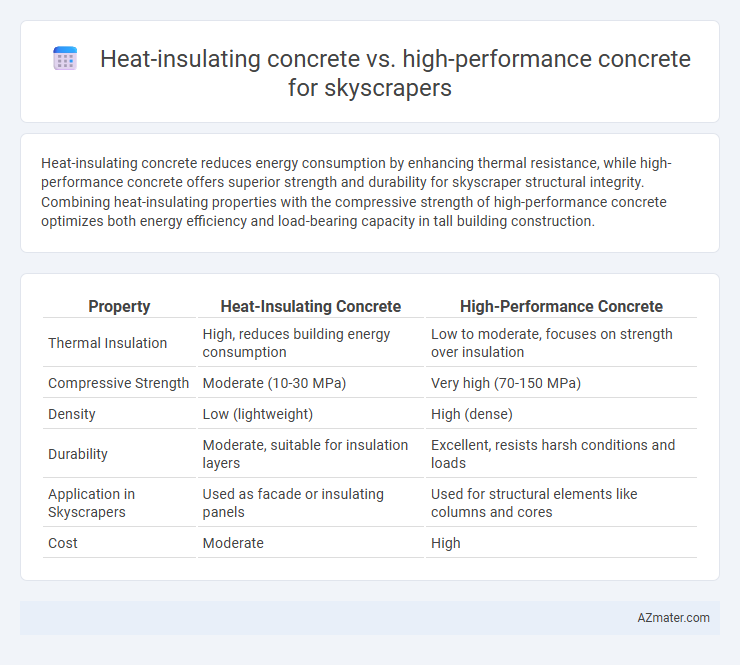 Heat-insulating concrete vs. high-performance concrete for skyscrapers - What is The Difference?