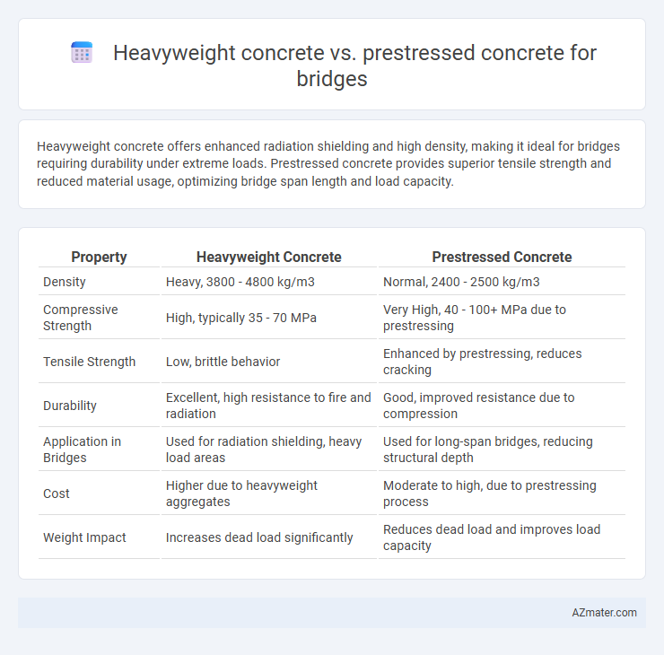Heavyweight concrete vs. prestressed concrete for bridges - What is The Difference?