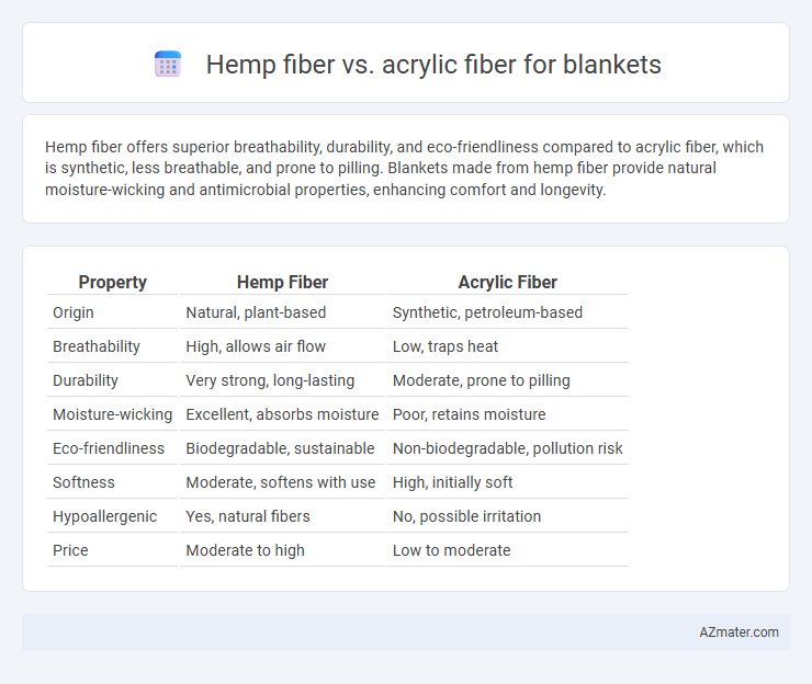 Hemp fiber vs. acrylic fiber for blankets - What is The Difference?