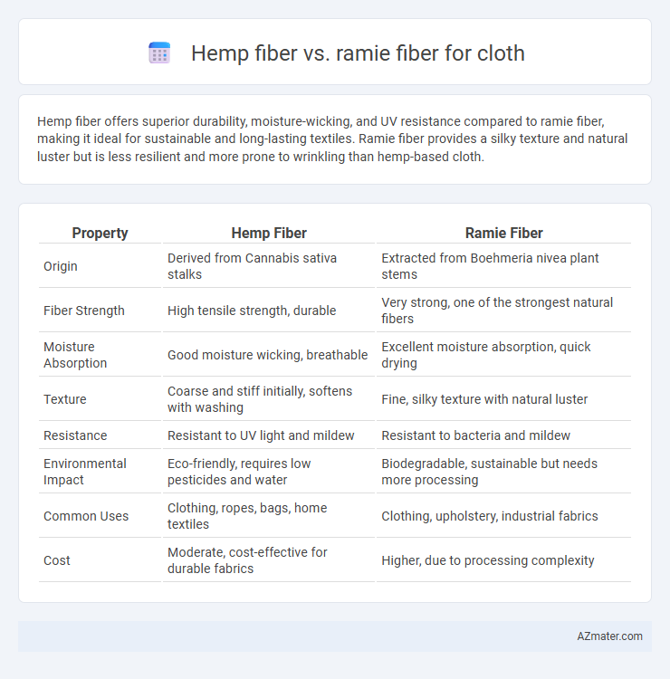 Hemp fiber vs. ramie fiber for cloth - What is The Difference?