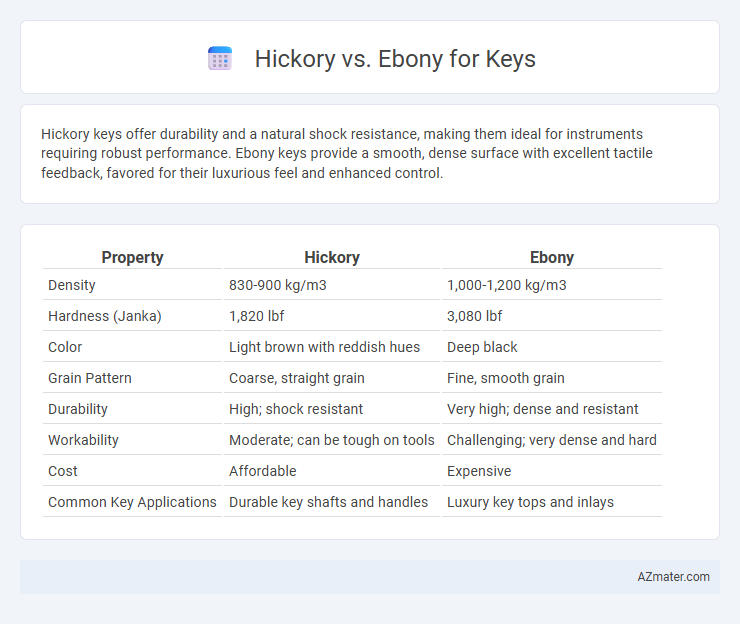 Hickory vs. Ebony for Keys - What is The Difference?