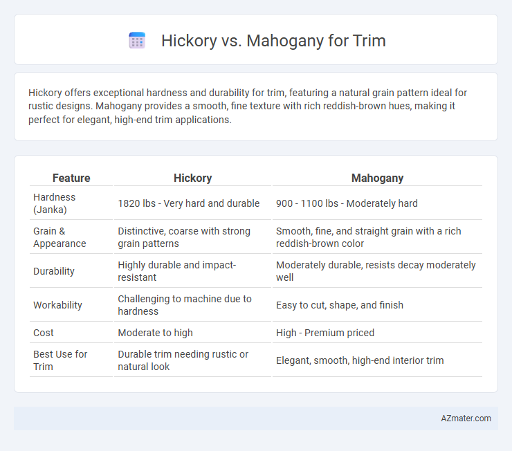 Hickory vs. Mahogany for Trim - What is The Difference?