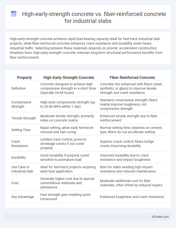 High-early-strength concrete vs. fiber-reinforced concrete for industrial slabs - What is The Difference?