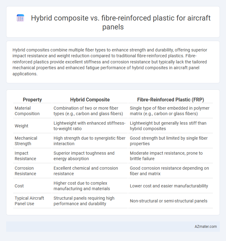 Hybrid composite vs. fibre-reinforced plastic for aircraft panels - What is The Difference?