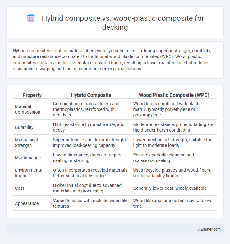 Hybrid composite vs. wood-plastic composite for decking - What is The Difference?