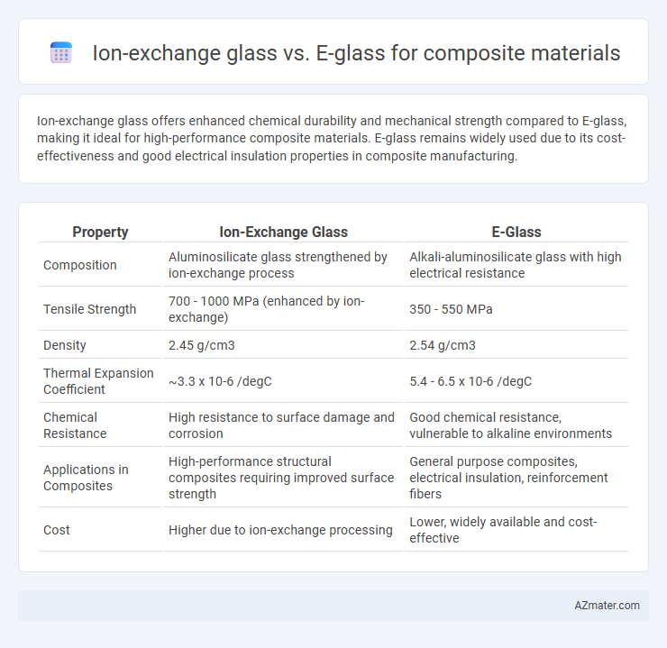 Ion-exchange glass vs. E-glass for composite materials - What is The Difference?