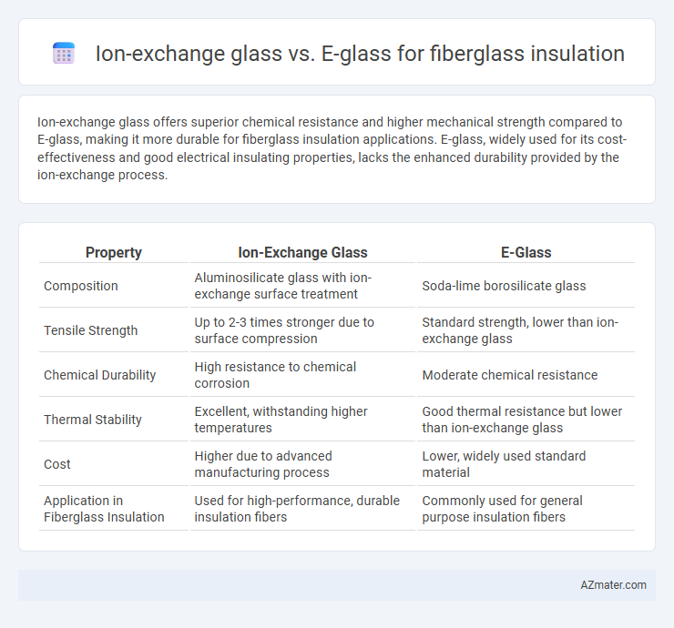Ion-exchange glass vs. E-glass for fiberglass insulation - What is The Difference?