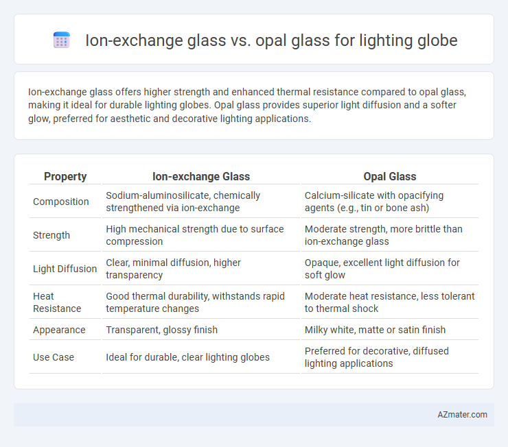 Ion-exchange glass vs. opal glass for lighting globe - What is The Difference?
