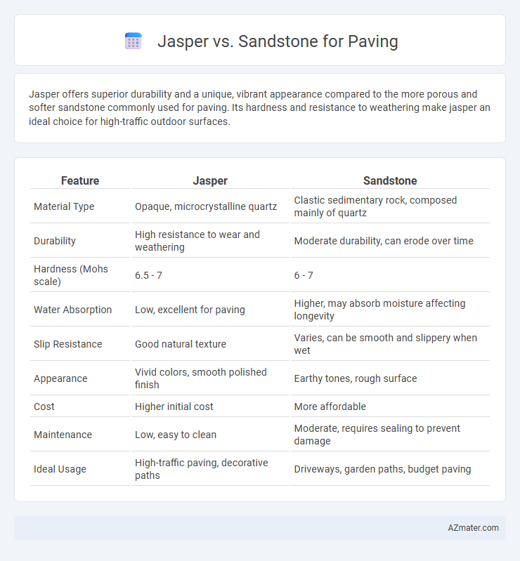 Jasper vs. Sandstone for Paving - What is The Difference?