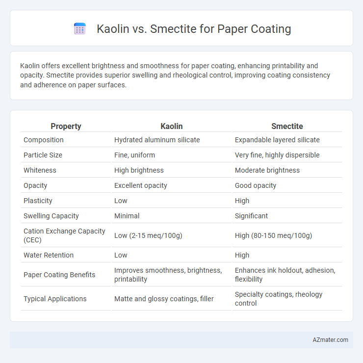 Kaolin vs. Smectite for Paper Coating - What is The Difference?