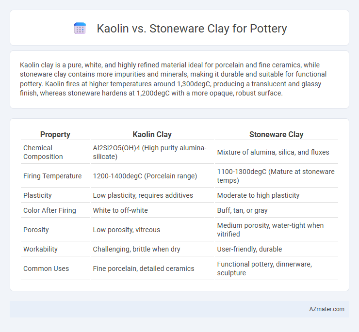 Kaolin vs. Stoneware Clay for Pottery - What is The Difference?