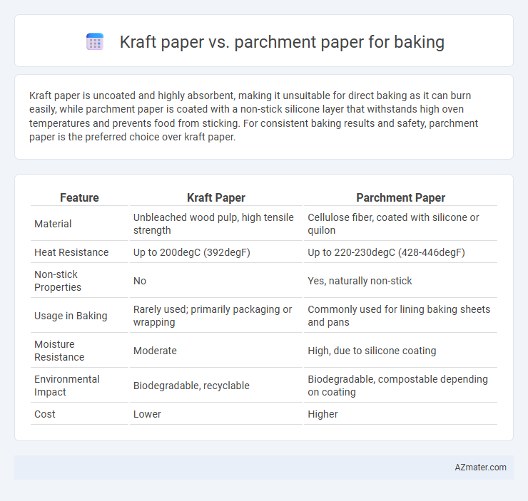 Kraft paper vs. parchment paper for baking - What is The Difference?