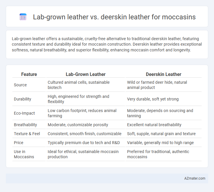 Lab-grown leather vs. deerskin leather for moccasins - What is The Difference?