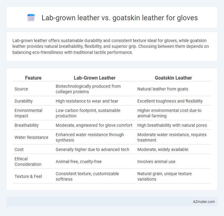 Lab-grown leather vs. goatskin leather for gloves - What is The Difference?