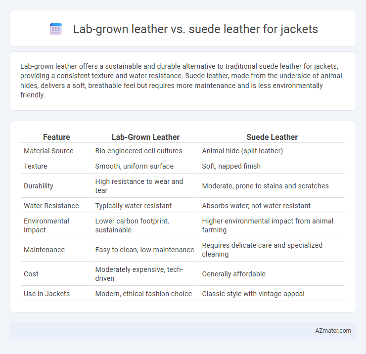 Lab-grown leather vs. suede leather for jackets - What is The Difference?
