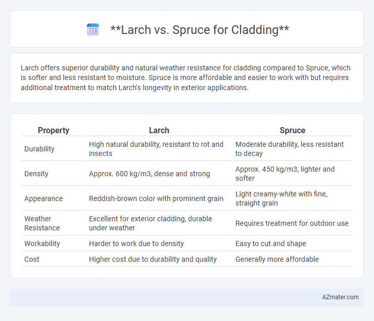 Larch vs. Spruce for Cladding - What is The Difference?