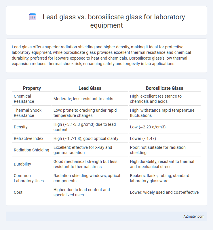 Lead glass vs. borosilicate glass for laboratory equipment - What is The Difference?