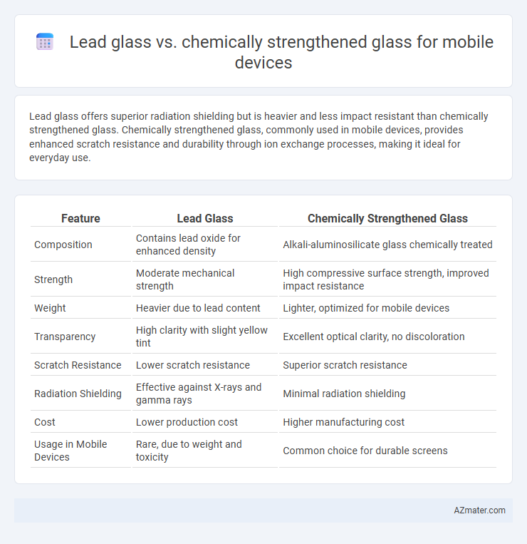 Lead glass vs. chemically strengthened glass for mobile devices - What is The Difference?