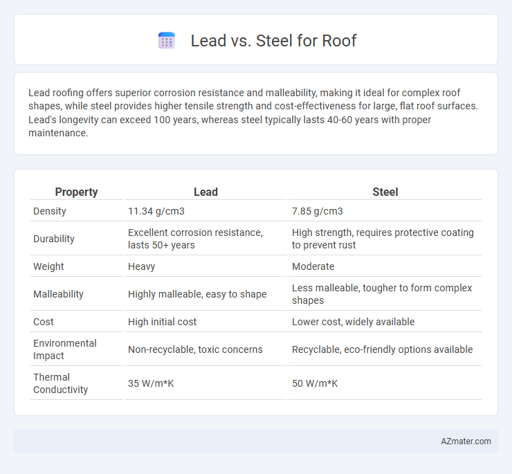 Lead vs. Steel for Roof - What is The Difference?