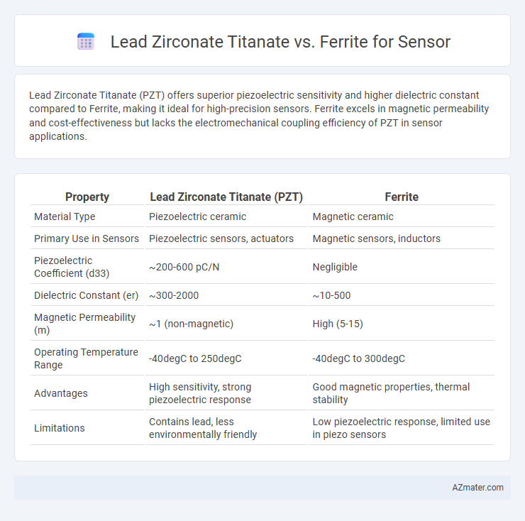 Lead Zirconate Titanate vs. Ferrite for Sensor - What is The Difference?
