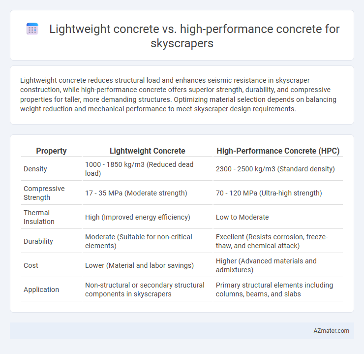 Lightweight concrete vs. high-performance concrete for skyscrapers - What is The Difference?