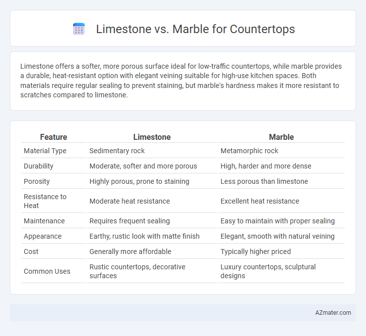 Limestone vs. Marble for Countertops - What is The Difference?