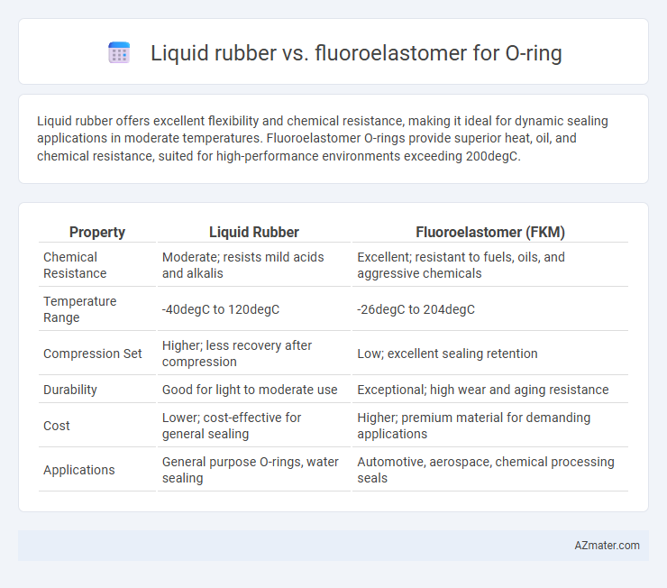 Liquid rubber vs. fluoroelastomer for O-ring - What is The Difference?
