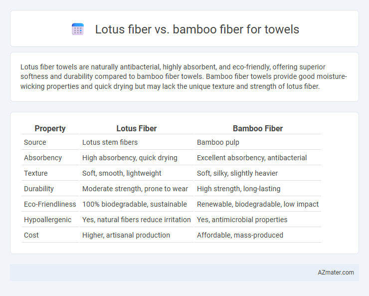 Lotus fiber vs. bamboo fiber for towels - What is The Difference?