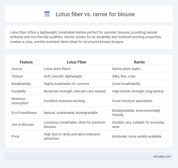 Lotus fiber vs. ramie for blouse - What is The Difference?