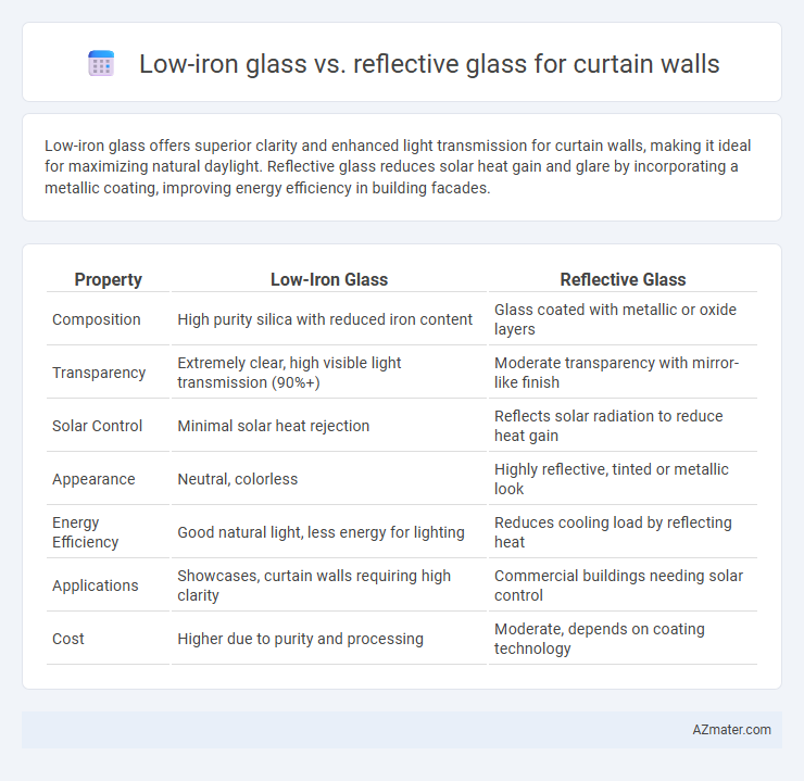 Low-iron glass vs. reflective glass for curtain walls - What is The Difference?