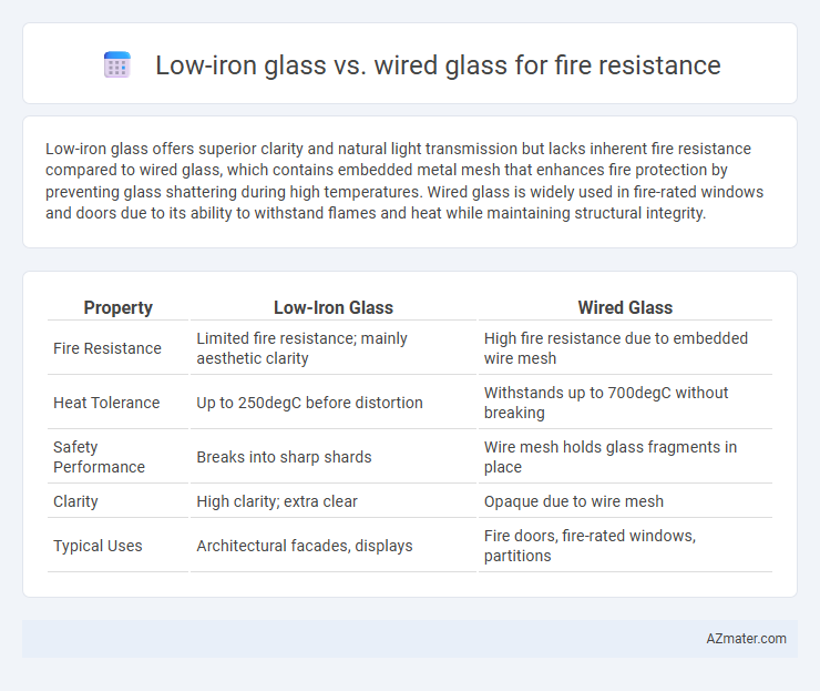 Low-iron glass vs. wired glass for fire resistance - What is The Difference?