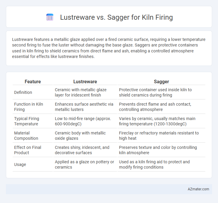 Lustreware vs. Sagger for Kiln Firing - What is The Difference?