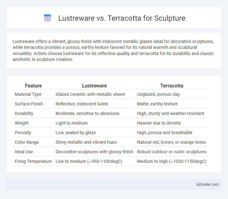 Lustreware vs. Terracotta for Sculpture - What is The Difference?