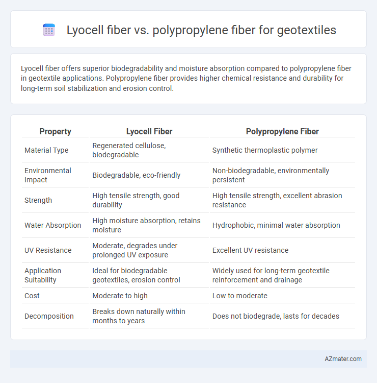 Lyocell fiber vs. polypropylene fiber for geotextiles - What is The Difference?