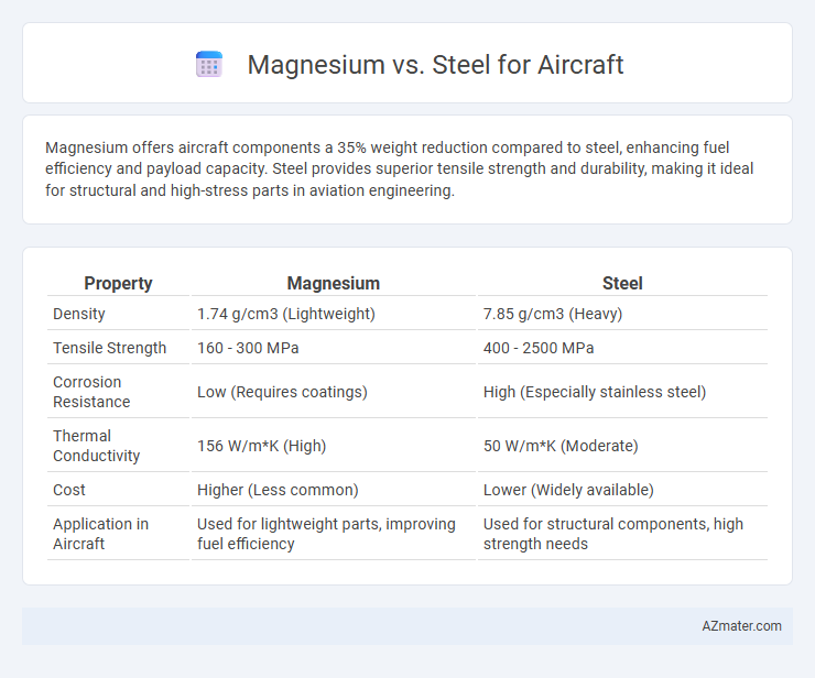 Magnesium vs. Steel for Aircraft - What is The Difference?