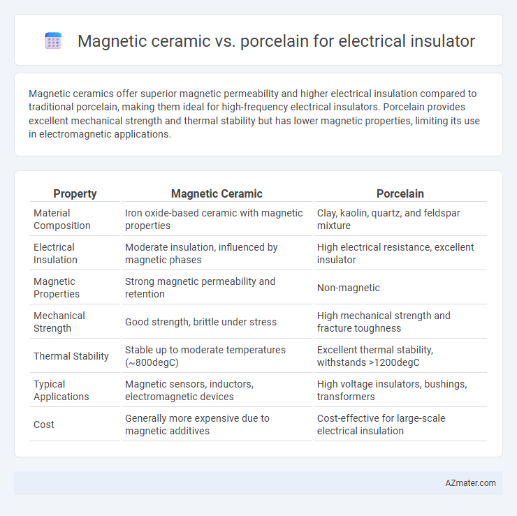 Magnetic ceramic vs. porcelain for electrical insulator - What is The Difference?